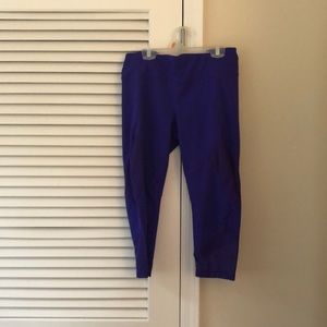 Purple workout leggings